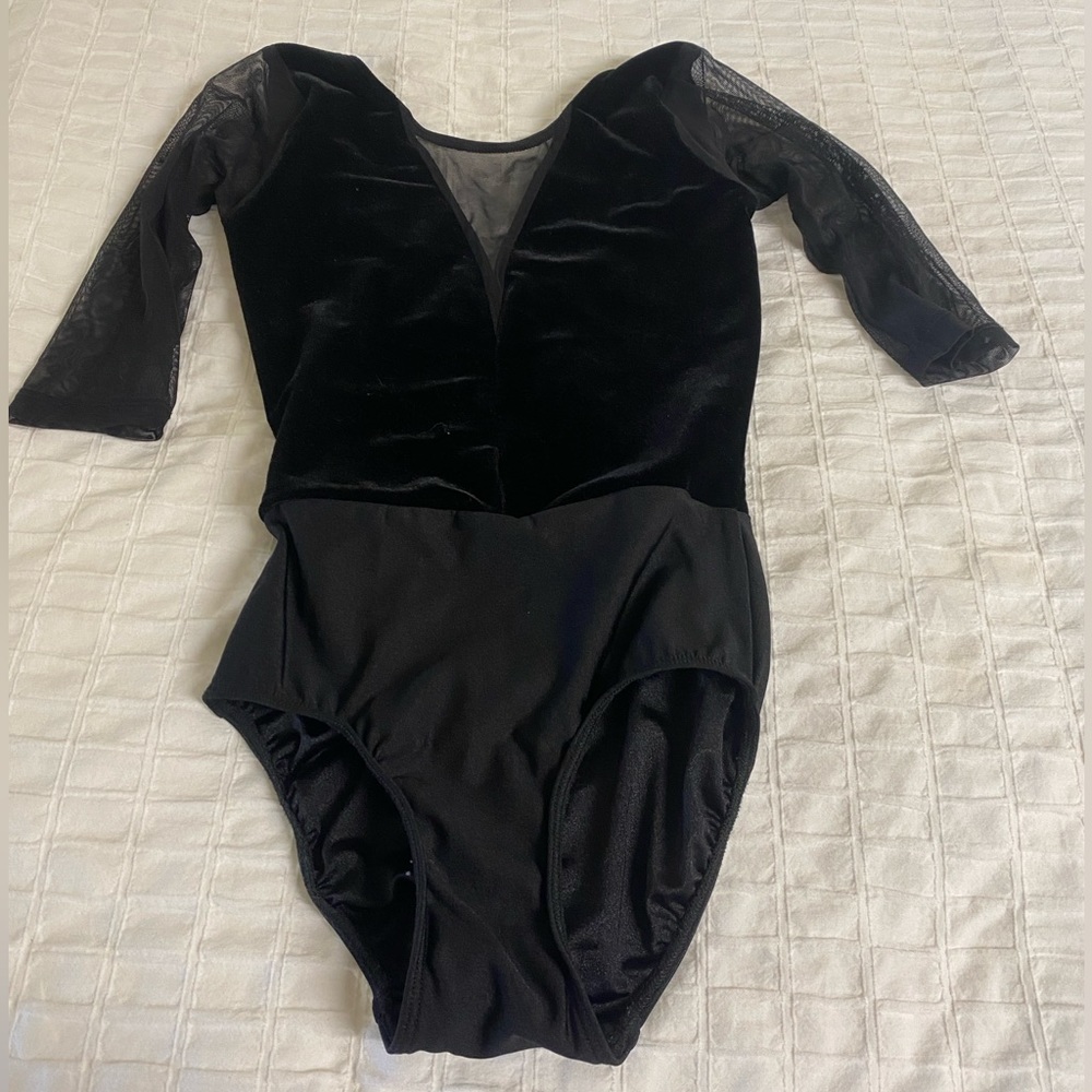 Eleve velvet and mesh leo
